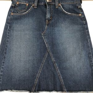 Vintage LEVIS Sz 14 Denim Jean Skirt